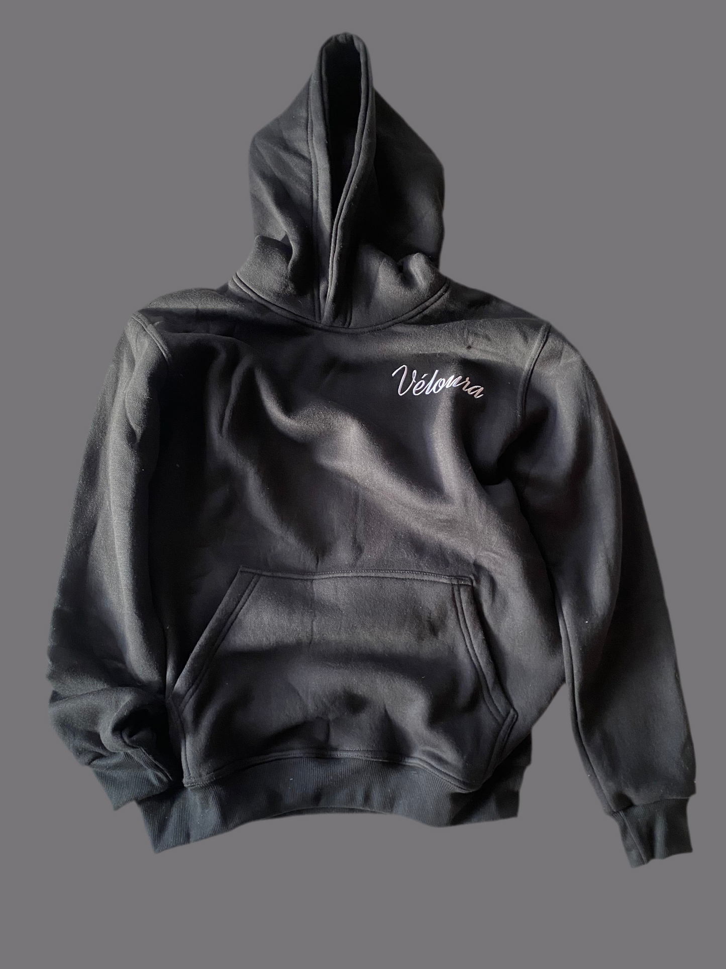 Véloura Black Hoodie